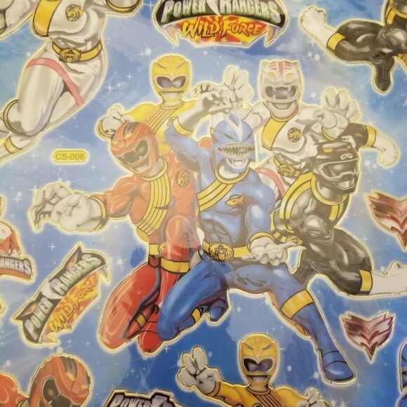 Power Rangers Stickers RE-Usable Vintage New Sealed Unopened Sheets Lot of 3 - Picture 9 of 14